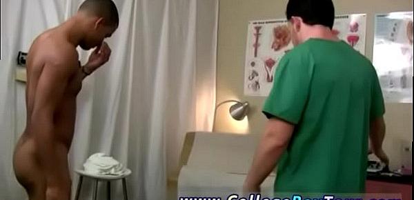  Gay kink doctor sex and milking man Luis complied and laid back while